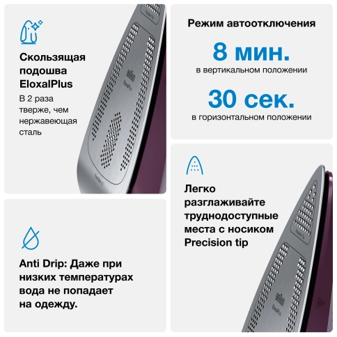 Паровой утюг Braun TexStyle 7 Pro SI7181VI 3