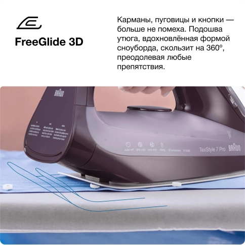 Паровой утюг Braun TexStyle 7 Pro SI7181VI 5