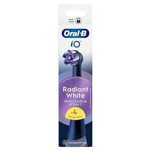 Насадка Oral-B iO Radiant White для отбеливающей чистки (4 шт) черная 9 Насадка Oral-B iO Radiant White для отбеливающей чистки (4 шт) черная 9