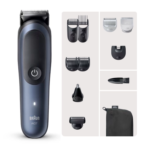 Триммер электрический Braun MULTI AIO7540 BlkDpBlu BOX CEEMEA 0