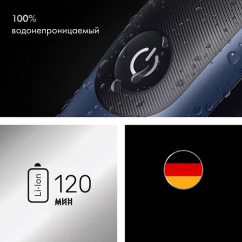 Триммер электрический Braun MULTI AIO7540 BlkDpBlu BOX CEEMEA 4