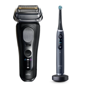 Набор: Электробритва Braun Series 9 PRO+ 9600s Black + Электрическая зубная щетка Oral-B iO 9 Black Onyx