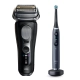 Набор: Электробритва Braun Series 9 PRO+ 9600s Black + Электрическая зубная щетка Oral-B iO 9 Black Onyx 0