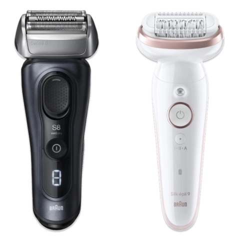 Набор: Электрическая бритва Braun Series 8 8603s Grey + Эпилятор Braun Silk-epil 9 SES 9-030 0 Набор: Электрическая бритва Braun Series 8 8603s Grey + Эпилятор Braun Silk-epil 9 SES 9-030 0