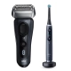 Набор: Электробритва Braun Series 8 8603s Grey + Электрическая зубная щетка Oral-B iO 9 Black Onyx 0