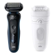 Набор: Электробритва Braun Series 5 52-B1600s Blue + Эпилятор Braun Silk-epil 5 5-011