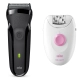 Набор: Электробритва Braun Series 3 300s Black + Эпилятор Braun Silk-epil 1 1-010 Набор: Электробритва Braun Series 3 300s Black + Эпилятор Braun Silk-epil 1 1-010