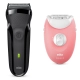 Набор: Электробритва Braun Series 3 300s Black + Эпилятор Braun Silk-epil 3 SE 3-176