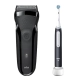 Набор: Электробритва Braun Series 3 Shave and Style 300bt + Электрическая зубная щетка Oral-B iO 3 Matt Black 0