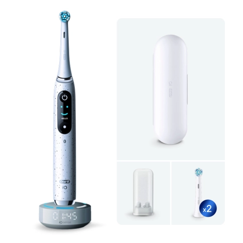 Электрическая зубная щетка Oral-B iO 10 Stardust White с насадками Ultimate Clean (2 шт) белые 0