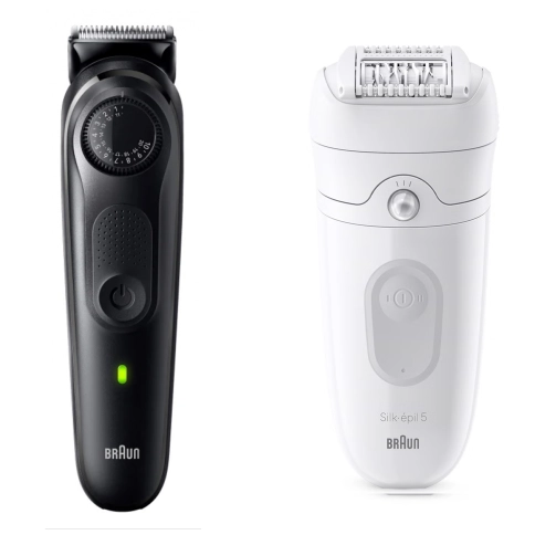 Набор: Триммер электрический Braun BT5420 + Эпилятор Braun Silk-epil 5 5-011 0