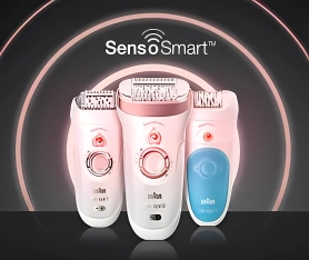 Новое поколение эпиляторов Silk-epil SensoSmart