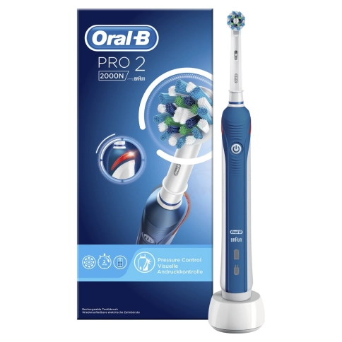 Электрическая зубная щетка Oral-B PRO 2 2000N CrossAction D 501.513.2 1