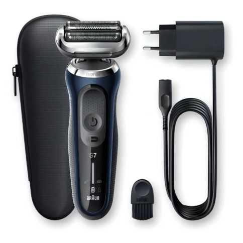 Электробритва Braun Series 7 71-B1000s Black/Blue Wet&Dry 360° 6