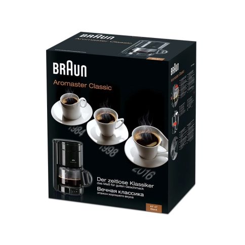 Капельная кофеварка Braun Aromaster Classic KF 47/1 черный 3