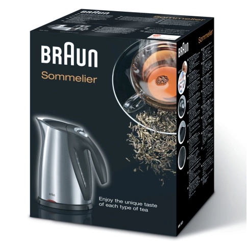 Чайник Braun Multiquick 7 WK600 стальной 2 Чайник Braun Multiquick 7 WK600 стальной 2