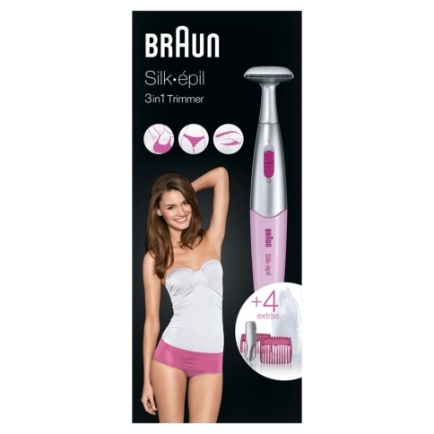 Стайлер для зоны бикини Braun Silk-epil FG 1103 Rose 3 Стайлер для зоны бикини Braun Silk-epil FG 1103 Rose 3