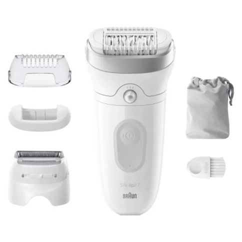 Эпилятор Braun S7 SE 7-041 Silver с бритвенной насадкой 5