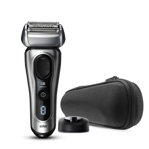 Электробритва Braun Series 8 8417s с зарядной станцией и тканевым футляром 1