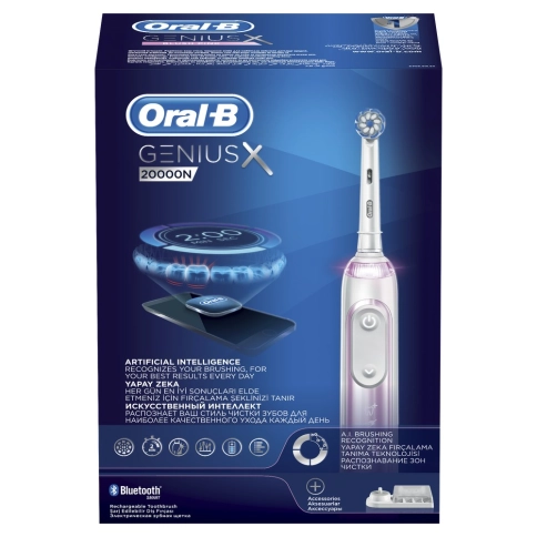 Электрическая зубная щетка Oral-B Genius X 20000N Pink D706.515.6X 21