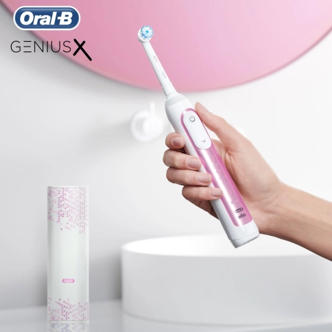 Электрическая зубная щетка Oral-B Genius X 20000N Pink D706.515.6X 18