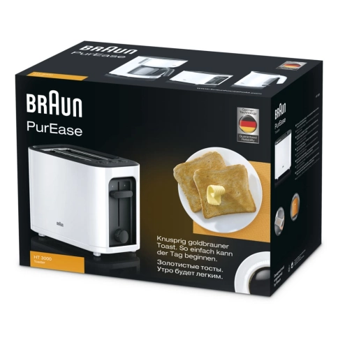 Тостер Braun PurEase HT3000WH белый 3