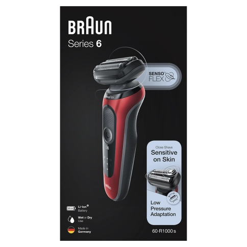 Электробритва Braun Series 6 60-R1000s Red (уценка) 2