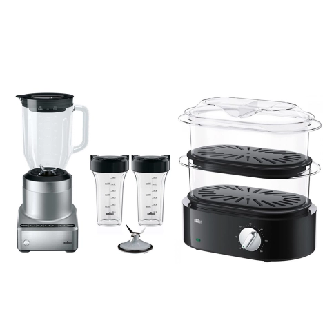 Набор Braun: Пароварка FS5100BK + Блендер Jug Blender JB7192 0