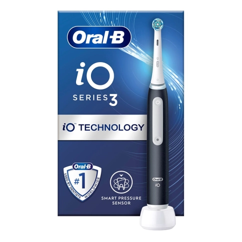 Электрическая зубная щетка Oral-B iO 3 Matt Black с насадками Ultimate Clean (2 шт) 15 Электрическая зубная щетка Oral-B iO 3 Matt Black с насадками Ultimate Clean (2 шт) 15