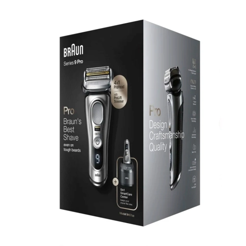 Электробритва Braun Series 9 Pro 9467cc со станцией SmartCare и футляром 10