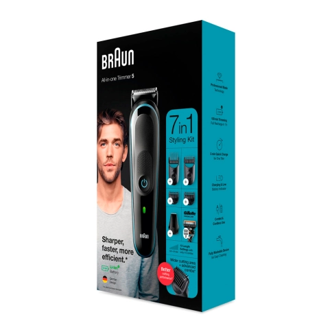Триммер универсальный Braun MGK5345, 7-в-1 + Бритва Gillette 15