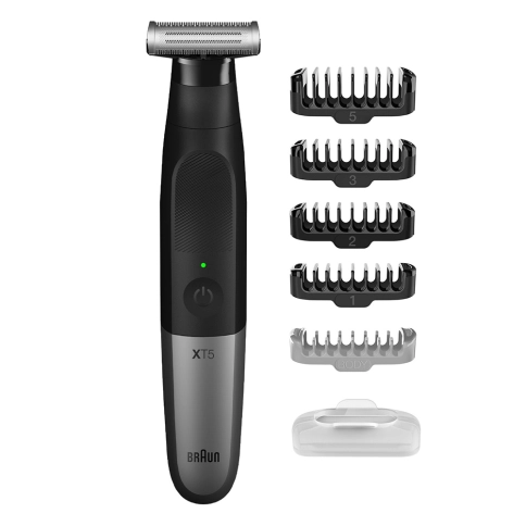 Набор: Триммер электрический Braun OneTool XT5100 черный/серебристый + Эпилятор Braun Silk-epil 5 Series 5-505P White Purple 1