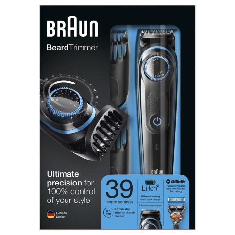 Триммер для бороды Braun BT5040 + Бритва Gillette 8