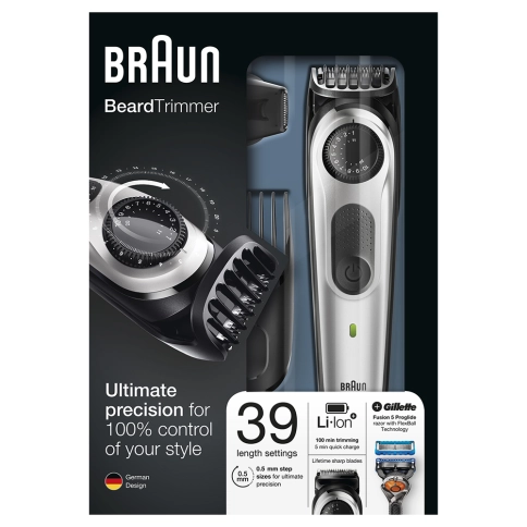 Триммер для бороды Braun BT5060 + Бритва Gillette 9