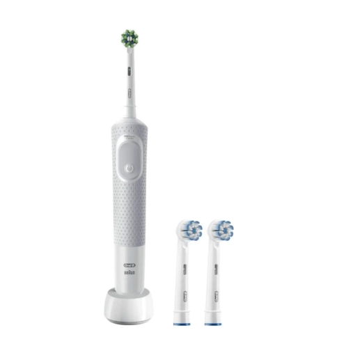 Электрическая зубная щетка Oral-B Vitality Pro D103.413.3 White тип 3708 + Насадки EB60 SensitiveClean 2шт 1