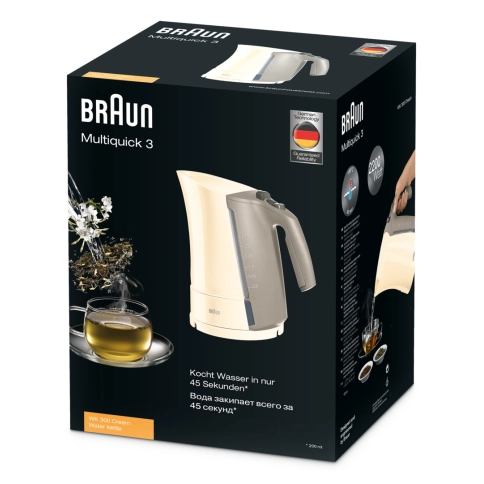Чайник Braun Multiquick 3 WK300 кремовый 2 Чайник Braun Multiquick 3 WK300 кремовый 2