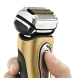 Электробритва Braun Series 9 9399s Gold с зарядной станцией и кожаным футляром 3