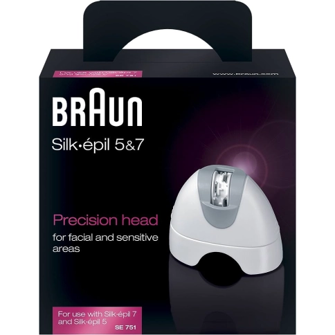 Эпилирующая насадка для лица SE751 для эпиляторов Braun 1