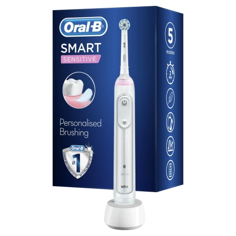 Электрическая зубная щетка ORAL-B Smart Sensitive D700.513.5 White 6
