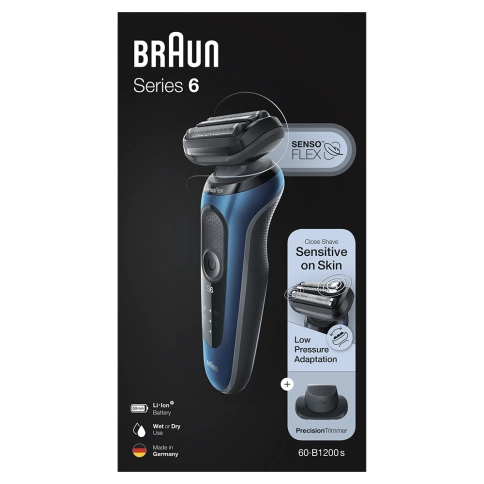 Электробритва Braun Series 6 60-B1200s Blue 1