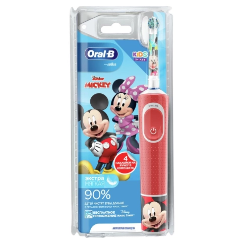 Детская электрическая зубная щетка Oral-B Vitality Kids Mickey "Микки" D100.413.2K (EB10S) 10