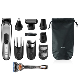 Триммер универсальный Braun MGK7221, 10-в-1 + Бритва Gillette (УЦЕНКА)