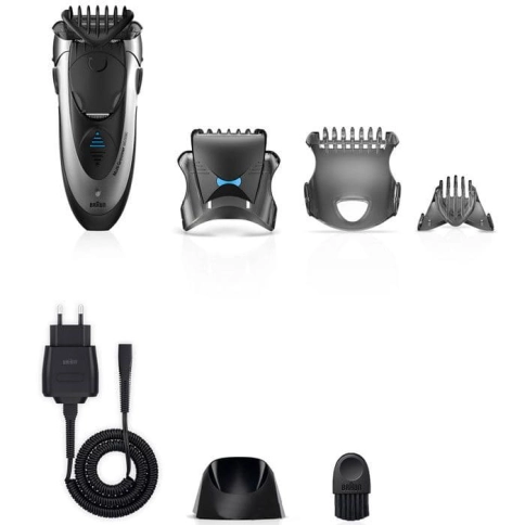 Мультигрумер Braun MG5090 - бритва и триммер для стайлинга 2 в 1 + зарядная станция 3