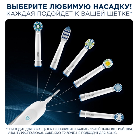 Электрическая зубная щетка Oral-B Vitality 3D White D12.513W 5