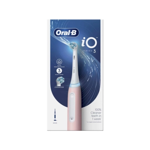 Набор электрических зубных щеток Oral-B Vitality Kids Хамелеон + iO 3 Brush Pink + Насадка Ultimate Clean (4 шт) 18