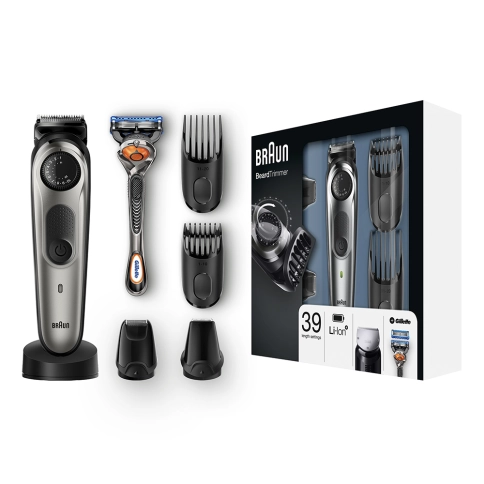 Триммер для бороды Braun BT7040 + Бритва Gillette 6