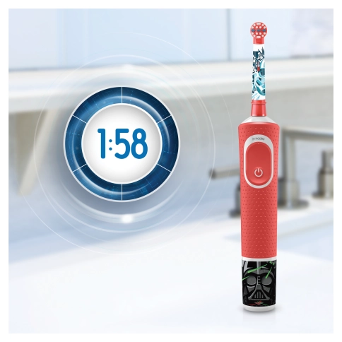 Детская электрическая зубная щетка Oral-B Vitality Kids StarWars D100.433.2K 4