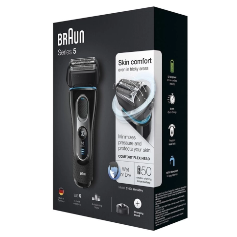 Электробритва Braun Series 5 5160s с зарядной станцией 6