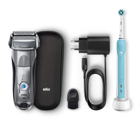 Электробритва Braun Series 7 7893s + Электрическая зубная щетка Oral-B PRO 500 CrossAction D16.513.U 1