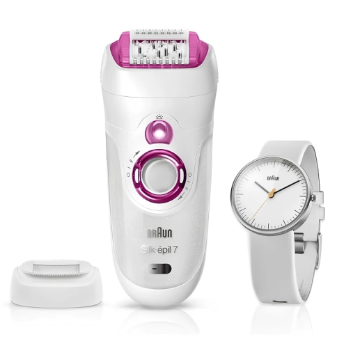 Эпилятор Braun Silk-epil 7 7-521 + часы 3